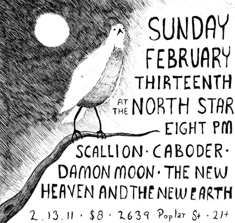 February 13th, 2011 - Scallion and New Heaven at the North Star